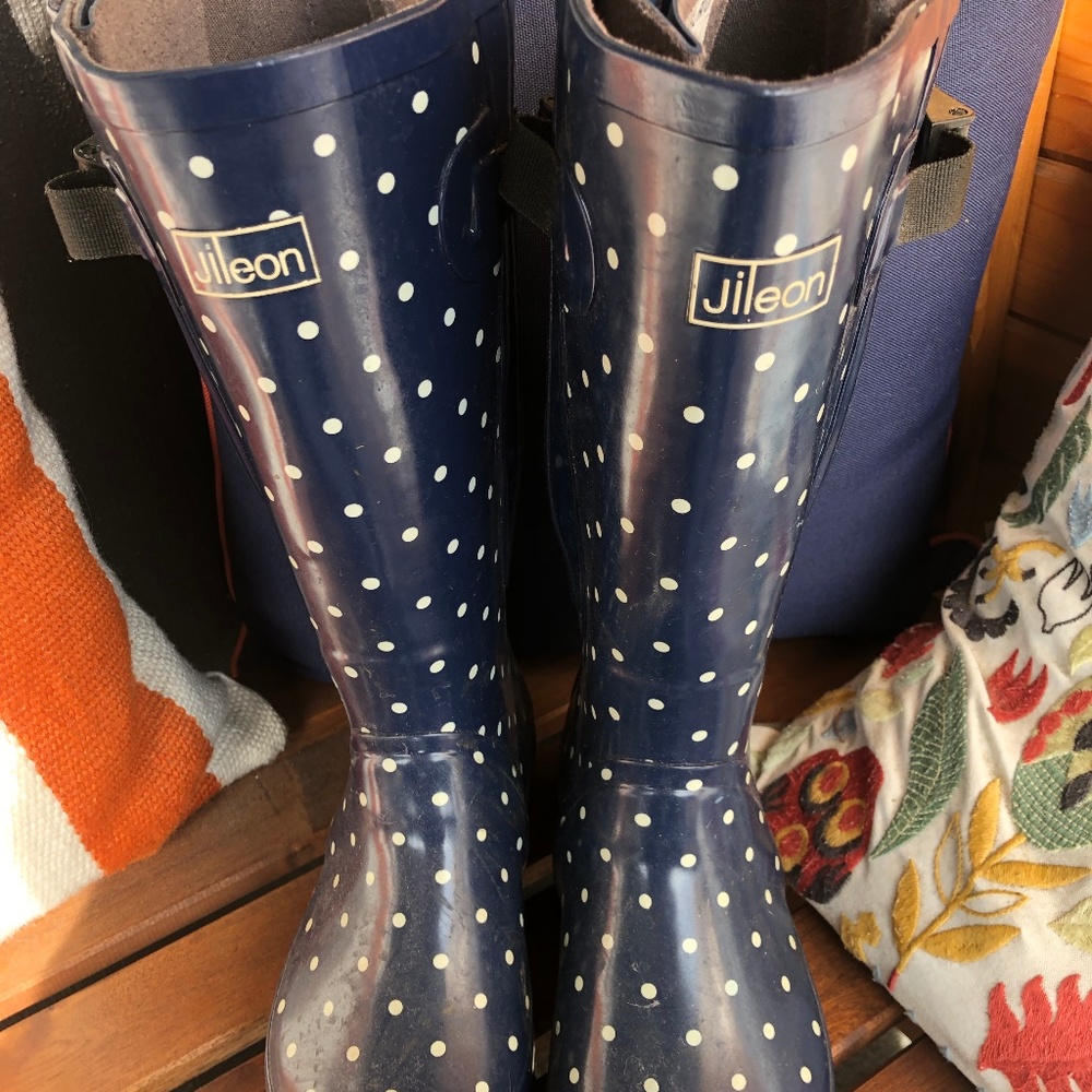 Jileon Wide-Calf Rain Boots 7.5W